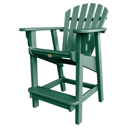 DURAWOOD® Poly Crescent Counter Height Chair