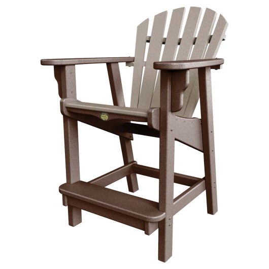 DURAWOOD® Poly Crescent Counter Height Chair