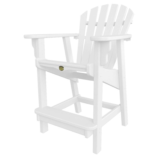 DURAWOOD® Poly Crescent Counter Height Chair