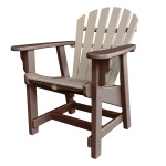 DURAWOOD® Poly Crescent Conversation Chair