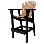 DURAWOOD® Poly Crescent Bar Height Chair