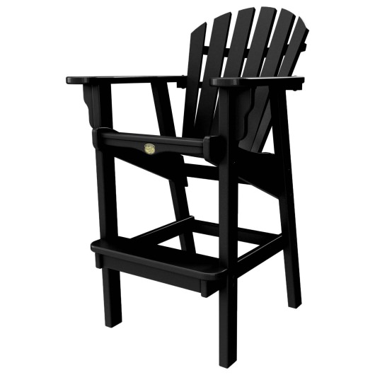 DURAWOOD® Poly Crescent Bar Height Chair