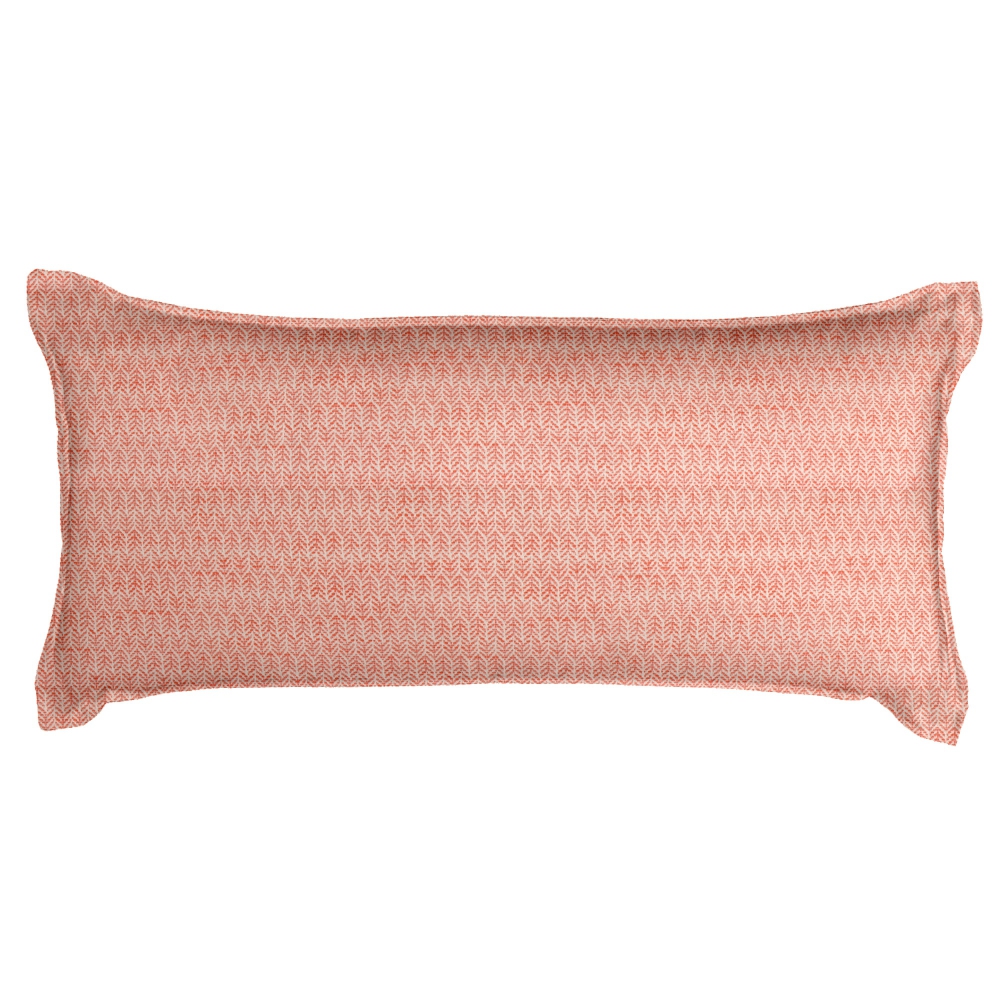 Bella Dura Outdoor Decorative Pillow - Festoon Persimmon