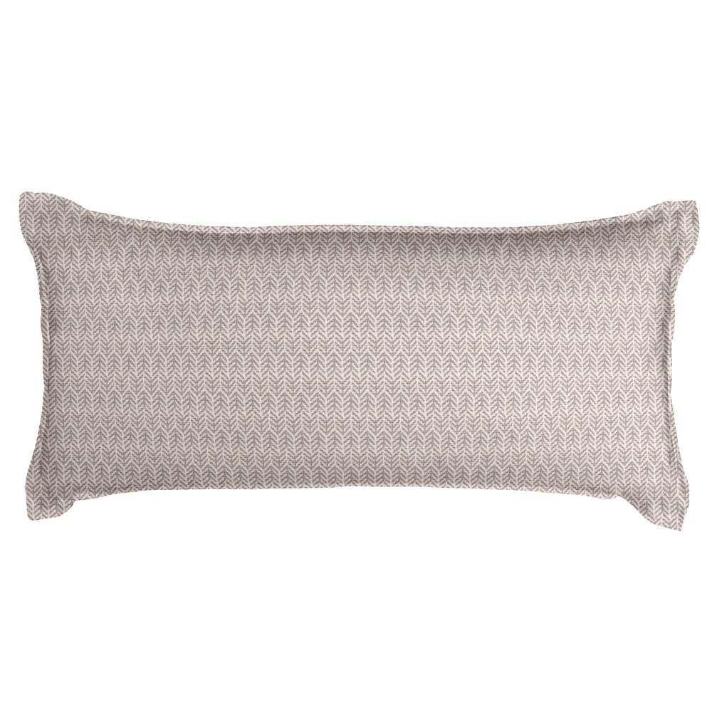 Bella Dura Outdoor Decorative Pillow - Festoon Pewter