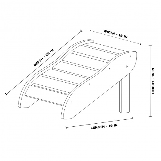 DURAWOOD® Poly 5 Piece Sunrise Adirondack Set