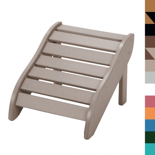 DURAWOOD® Poly 3 Piece Sunrise Adirondack Chair Set