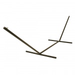 15 ft. TRI-BEAM® Steel Hammock Stand with Right Connection Design and Cape Shield Powder Coating - Bronze