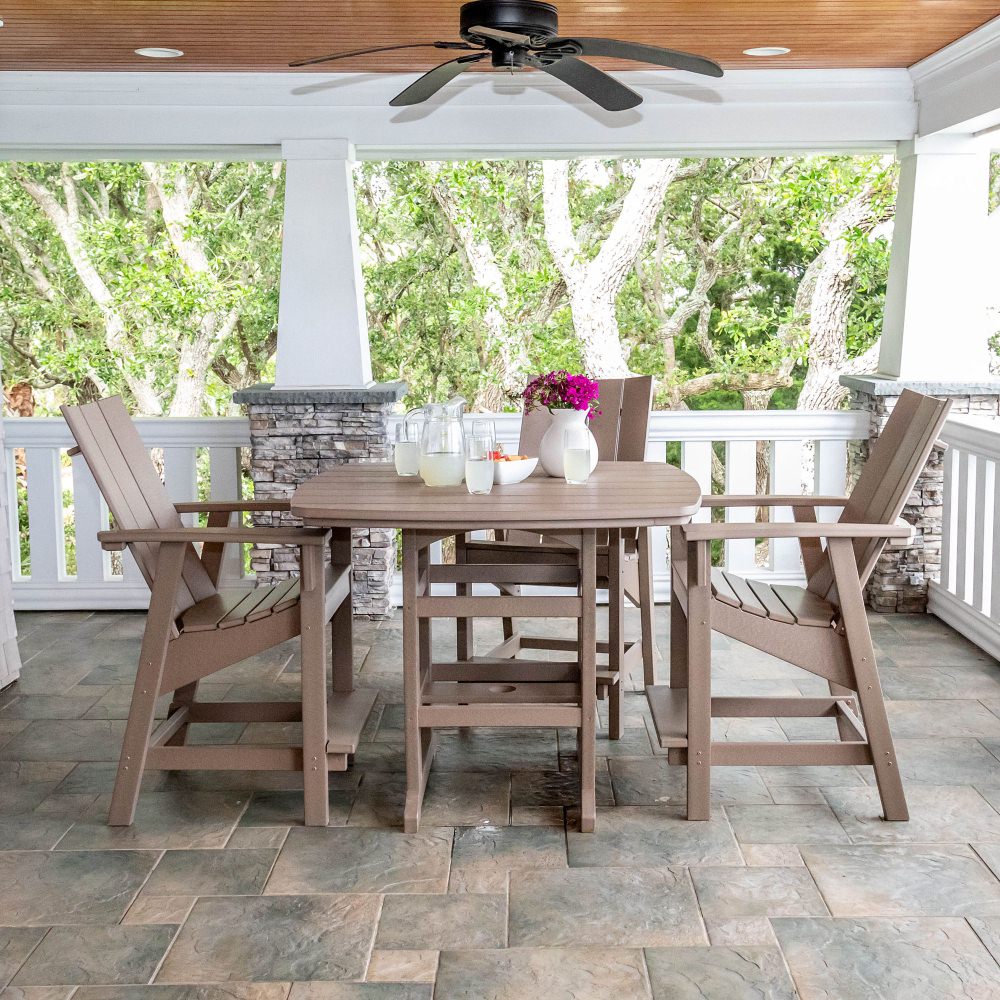 DURAWOOD® Poly Counter Height Table - 46 in. x 45 in.