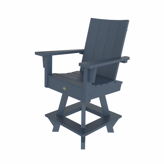 DURAWOOD® Poly 3 Piece Refined Counter Height Swivel Set