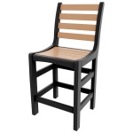 DURAWOOD® Poly Horizontal Counter Height Chair