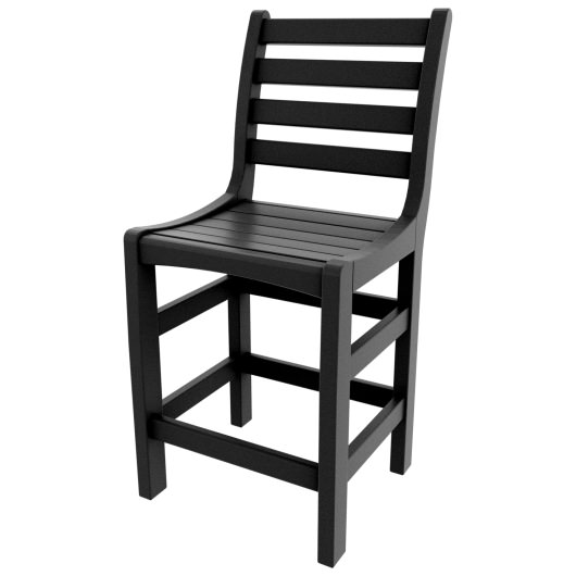 DURAWOOD® Poly Horizontal Counter Height Chair