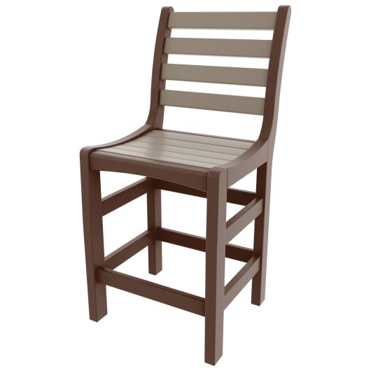 DURAWOOD® Poly Horizontal Counter Height Chair