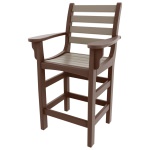 DURAWOOD® Poly Horizontal Counter Height Chair with Arms