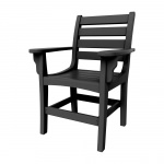 DURAWOOD® Poly Horizontal Dining Chair with Arms
