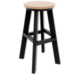 DURAWOOD® Poly Round Bar Height Stool