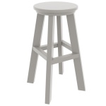 DURAWOOD® Poly Round Bar Height Stool