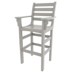 DURAWOOD® Poly Horizontal Bar Height Chair with Arms