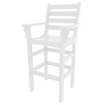 DURAWOOD® Poly Horizontal Bar Height Chair with Arms