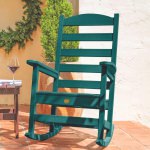 DURAWOOD® Poly Ladderback Porch Rocker