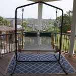 Double Duracord Rope Curved Arm Swing - White