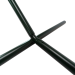 15 ft. TRI-BEAM® Steel Hammock Stand with Right Connection Design and Cape Shield Powder Coating - Forest Green