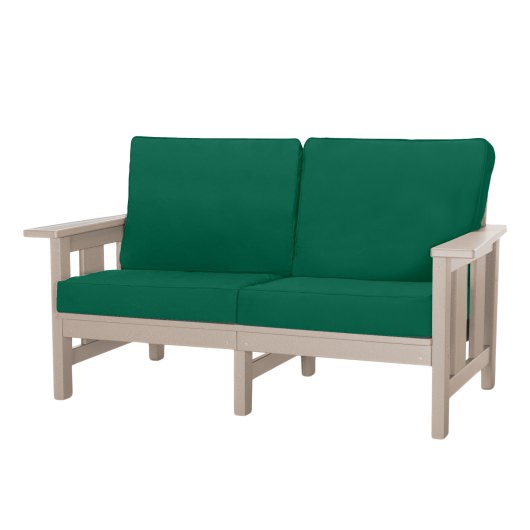 DURAWOOD® Poly Comfort Love Seat - Classic Palette