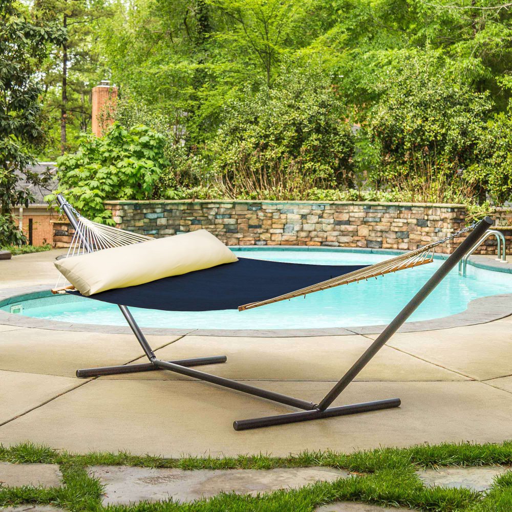 Large Sunbrella Quick Dry Hammock - Way Navy