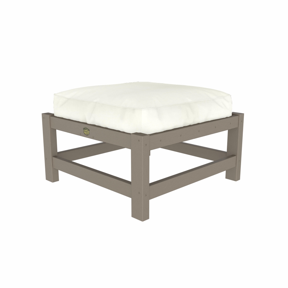 DURAWOOD® Poly Comfort Ottoman - Regatta Palette