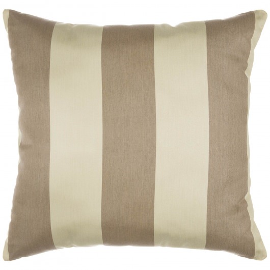 Regency Sand Sunbrella Outdoor Throw Pillow 18 Inch Square