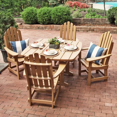 DURAWOOD® Poly 5 Piece Essentials Dining Set