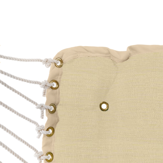 Tufted Sunbrella Cushioned Single Swing - Antique Beige