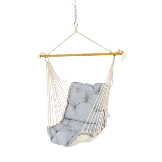Tufted Sunbrella Single Swing - Canvas Granite