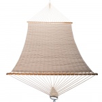 Large Quilted Sunbrella Fabric Hammock - Antique Beige