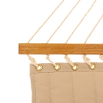 Large Quilted Sunbrella Fabric Hammock - Antique Beige