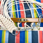 Large Quilted Sunbrella Fabric Hammock - Beaming Fiesta