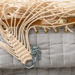 Large Quilted Sunbrella Fabric Hammock - Canvas Granite