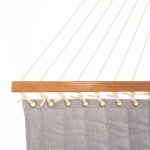 Large Quilted Sunbrella Fabric Hammock - Canvas Granite