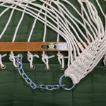 Large Quilted Sunbrella Fabric Hammock - Spectrum Cilantro