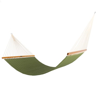 Large Quilted Sunbrella Fabric Hammock - Spectrum Cilantro
