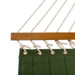 Large Quilted Sunbrella Fabric Hammock - Spectrum Cilantro