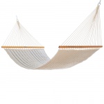 Large Quilted Sunbrella Fabric Hammock - Cove Pebble