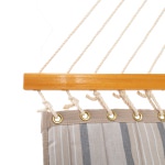 Large Quilted Sunbrella Fabric Hammock - Cove Pebble