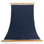 Large Quilted Sunbrella Fabric Hammock - Spectrum Indigo