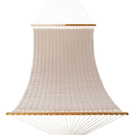 Large Quilted Sunbrella Fabric Hammock - Spectrum Sand