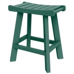 DURAWOOD® Poly Counter Height Saddle Stool