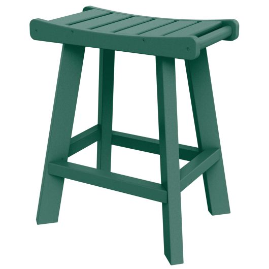DURAWOOD® Poly Counter Height Saddle Stool