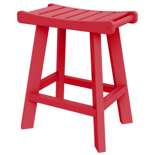 DURAWOOD® Poly Counter Height Saddle Stool