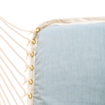 Sunbrella Single Cushion Swing - Cast Mist