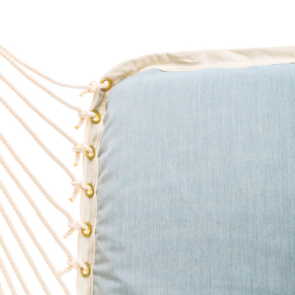 Sunbrella Single Cushion Swing - Cast Mist