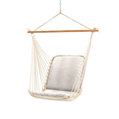 Sunbrella Single Cushion Swing - Clock Out Cloud